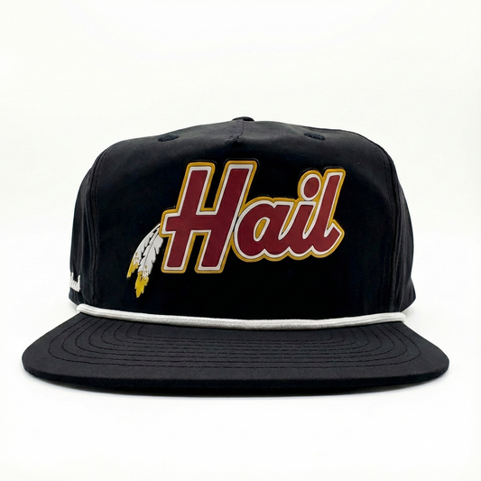 BLACKOUT ROPE HAT: BURGUNDY