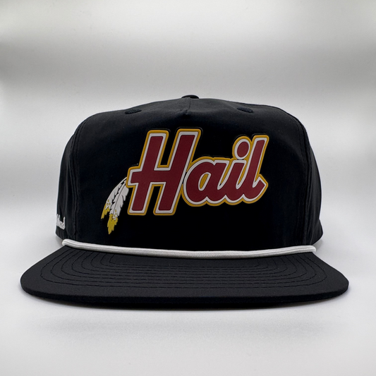 BLACKOUT ROPE HAT: BURGUNDY